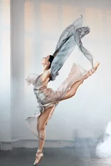 Abwaschbare Fototapete Tanzschule Ballerina tanzen