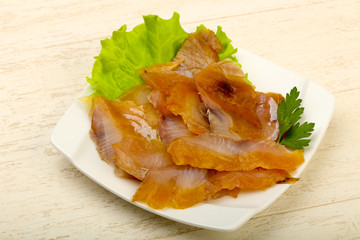 Smoked catfish fillet