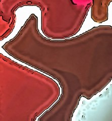Obraz premium Abstract modern swirl marbled background. Shapes and curves vortex and lines elements. Psychedelic warm and bright texture. Waves graphic design.