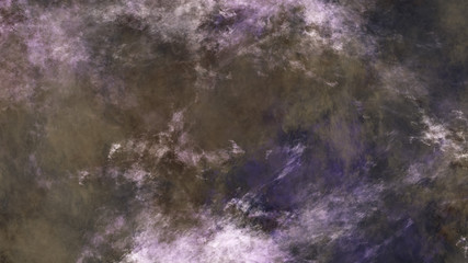 Abstract fantastic grey and pink clouds. Colorful fractal background. Digital art. 3d rendering.