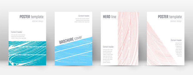 Cover page design template. Geometric brochure lay