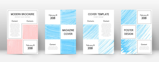 Cover page design template. Business brochure layo