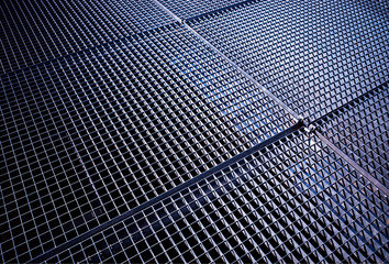 Diagonal metallic grid texture background hd