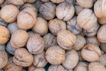 big walnuts closeup