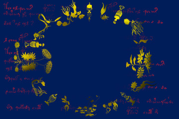 ヴォイニッチ丸型フレーム