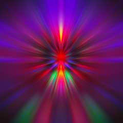 Obraz premium mask of bright rays of different colors