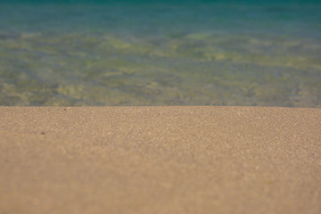 la mer et le sable