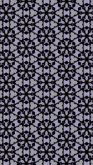 Ornate geometric pattern and abstract multicolored background