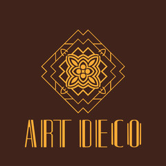Modern Art Deco Logo
