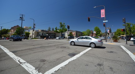 Spring Impressions from Berkeley near San Francisco and Oakland in Alameda County on May 3, 2017, California USA