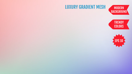 Natural pink and blue mesh gradient background. Smooth modern colors with light. Trendy concept for your graphic design, banner, poster, user interface or app.