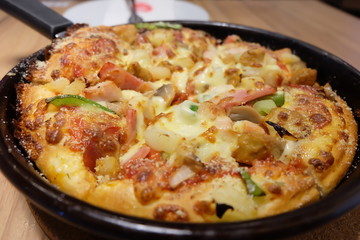 pizza in a pan