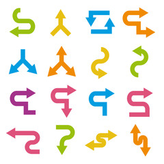 colorful arrow icons