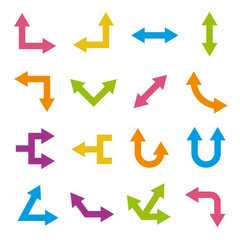 colorful arrow icons