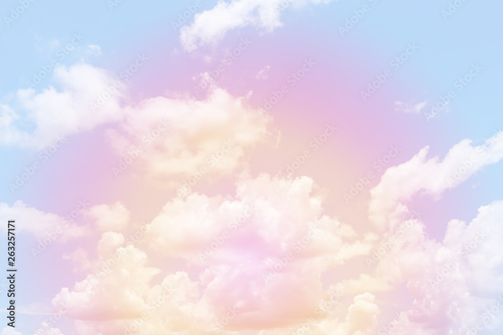 Canvas Prints cloud and sky with a pastel colored. nature abstract background