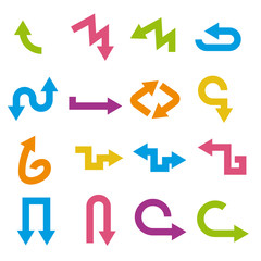 colorful arrow icons