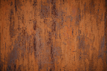 Dark worn rusty metal texture background.