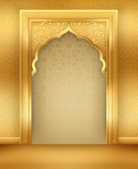 Background with Golden Arch