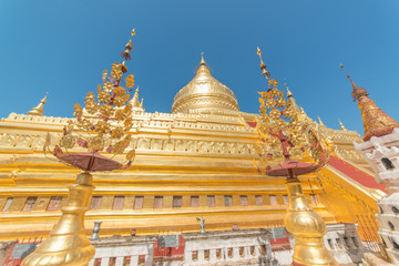 Templo budista em Bagan, Myanmar