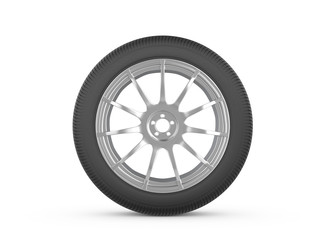 Obraz premium Car wheel tire