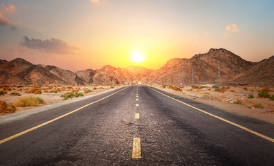 Road in the desert