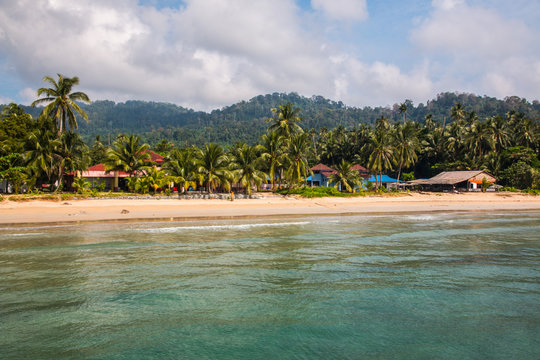 Juara beach of Tioman island in Malaysia