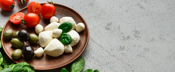 Mediterranean traditional products concept