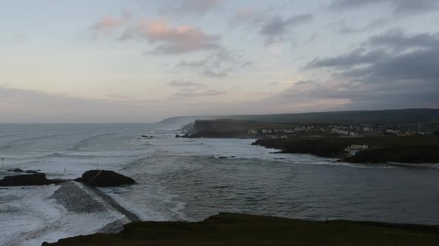 Cliffs at Bude, Cornwall