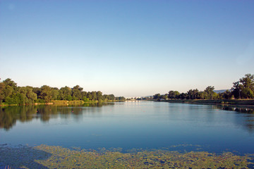 View of lake Jarun, Zagreb