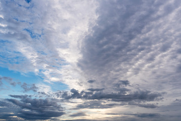 Obraz premium dark storm clouds with background,Dark clouds before a thunder-storm.