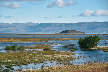 Reserva Laguna Nimez in El Calafate in the Patagonia Region of Southern Argentina