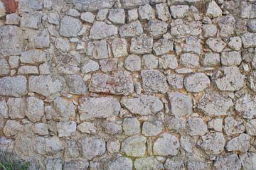 backround old stone wall castle