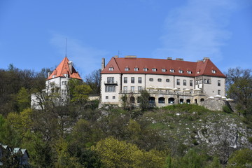 Fototapeta na wymiar Zamek w Przegorzałach pod Krakowem