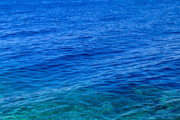 Blue water texture
