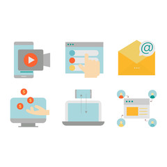 Infographic element with cross platform for banner design. Vector 3d isometric landing page concept. Flat simple vector icon. White background. Vector graphic illustration.