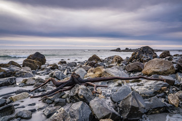Long exposure beach seascapes around Nova Scotia, Canada.