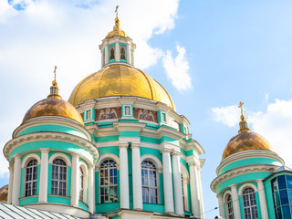 cupola of Cathedral of the Epiphany in Yelokhovo