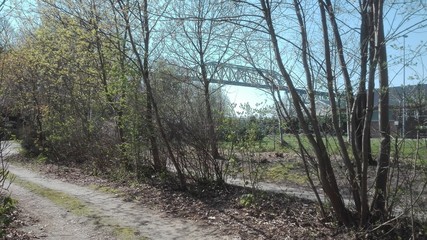 Obraz premium Eisenbahnbrücke Hochdonn