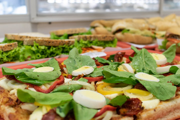 pizza with vegetables and vegetables