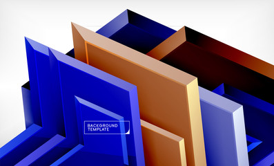 Abstract glossy techno arrows background