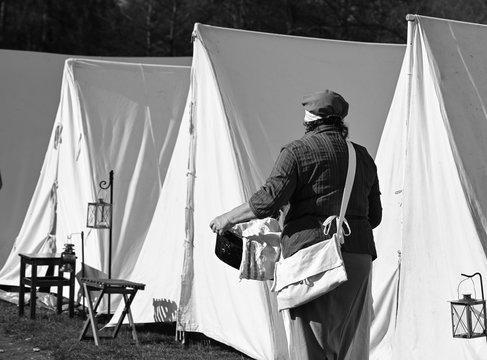 La lessiveuse du camp