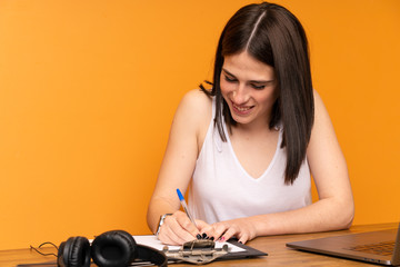 Business woman in a office