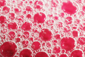 Fototapeta premium background of transparent water bubbles