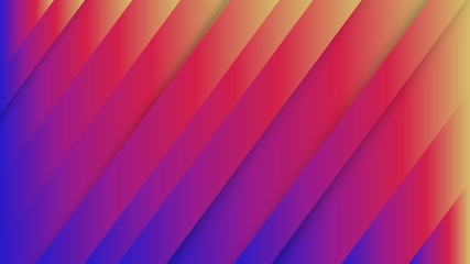 Abstract 16:9 size vector background with colorful shapes and gradient layers.
