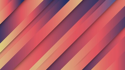 Obraz premium Abstract 16:9 size vector background with colorful shapes and gradient layers.