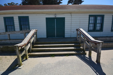 Impressions from surroundings of Golden Gate Bridge in San Francisco from May 2, 2017, California USA