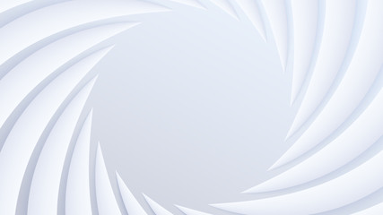 Fototapeta premium White curved lens