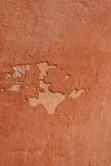 Abstract orange background texture rare vintage cement wall.  