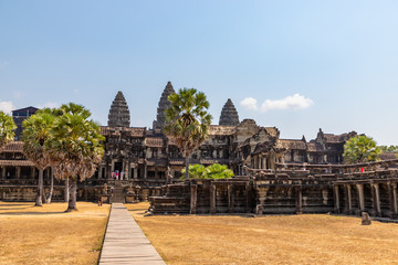 Naklejka premium Angkor Wat Temple, Siem reap, Cambodia