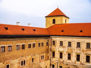 View on the Thury castle in Varpalota.